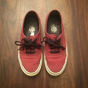 maroon vans